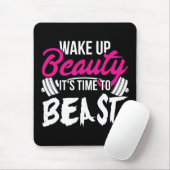 Fitness von Frauen - Schönheit Geweckt, Zeit zum B Mousepad (Mit Mouse)