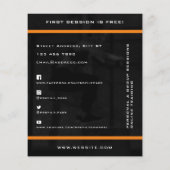 Fitness von Profilbildern Flyer (Hinten)