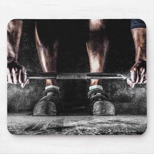 Fitness Weightlift GYM Workout Mousepad (Vorne)