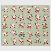 Fitness Weihnachten Geschenkpapier (Flach)