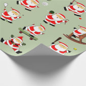 Fitness Weihnachten Geschenkpapier (Ecke)
