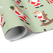 Fitness Weihnachten Geschenkpapier (Rolleneckpunkt)