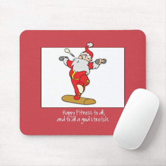 Fitness Weihnachten mit Weihnachten Mousepad (Mit Mouse)