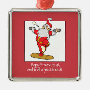Fitness Weihnachten mit Weihnachten Ornament Aus Metall