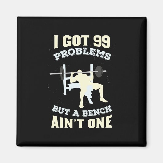 Fitness Workout-Bodybuilding Magnet (Vorne)