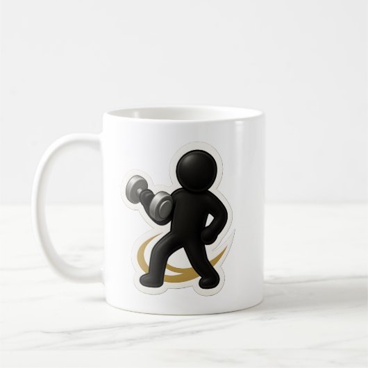 Fitness Workout/Gym Kaffeetasse (Links)