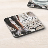 Fitness Workout Gym Motivation Getränkeuntersetzer (Linke Seite)