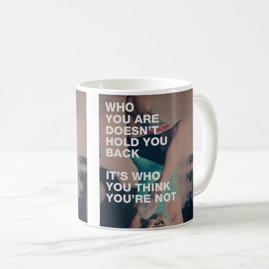 Fitness Workout Gym Motivation Kaffeetasse (VorderseiteRechts)