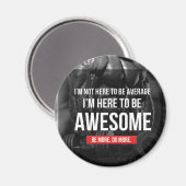 Fitness Workout Gym Motivation Magnet (Vorderseite/Rückseite)