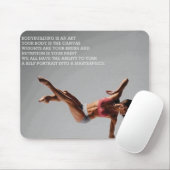 Fitness Workout Gym Motivation Mousepad (Mit Mouse)