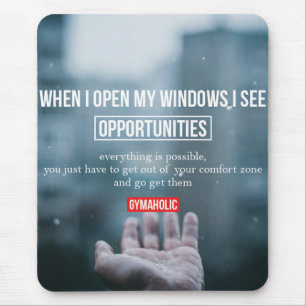 Fitness Workout Gym Motivation Mousepad