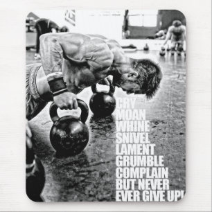 Fitness Workout Gym Motivation Mousepad