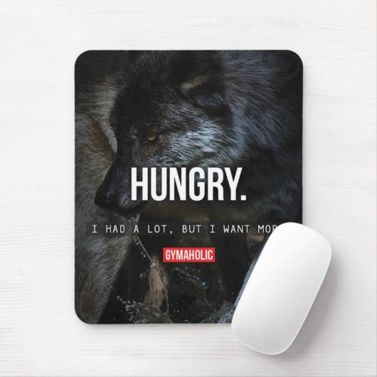 Fitness Workout Gym Motivation Mousepad (Mit Mouse)