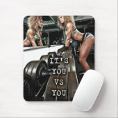 Fitness Workout Gym Motivation Mousepad (Mit Mouse)