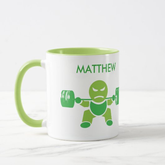 Fitness Workout Gym Motivation Tasse (Links)