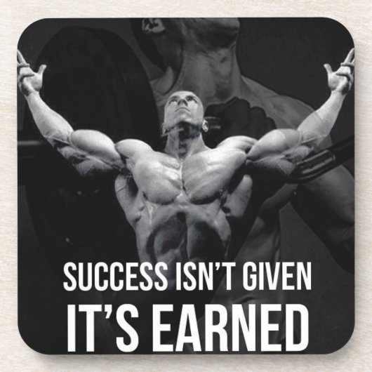 Fitness Workout Gym Motivation Untersetzer (Vorderseite)