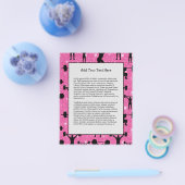 Fitness Workout Gym Sport Pink Glitzer Flyer (Einzeln)