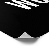 Fitness Workout Gym Zitat motivierend Poster (Ecke)