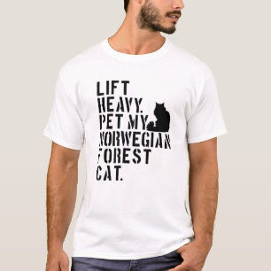 Fitness Workout - Heavy Pet mein norwegisches Fell T-Shirt