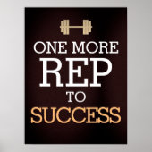 Fitness Workout Motivation Poster (Vorne)