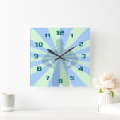 Fitness Workout und Gym Quadratische Wanduhr (Zuhause)