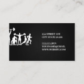 Fitness-Workouts | Personal Trainer Visitenkarte (Rückseite)