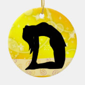 Fitness! Yoga - SRF Keramikornament (Vorne)