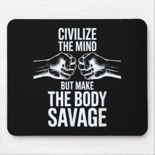 Fitness Zivilisationsdenken, Körperschonung Sporty Mousepad