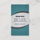 Fitness-Zug - Geschäfts-Karten Visitenkarte (Rückseite)