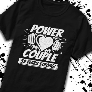 Fitness zum 32. Jubiläum 32 Jahre stark T-Shirt