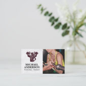 Fitness zum Gewichtsabbau | Personal Trainer Visitenkarte (Stehend Vorderseite)