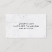 Fitness zum Gewichtsabbau | Personal Trainer Visitenkarte (Rückseite)