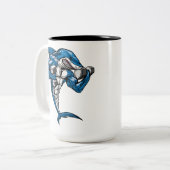 Fitness Zweifarbige Tasse (Vorderseite Links)