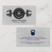 Fitnessgeräte | Kettle Bell Visitenkarte (Vorne/Hinten)