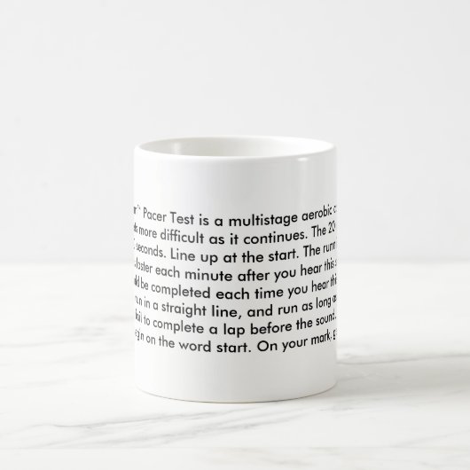 FitnessGram Tasse (Mittel)