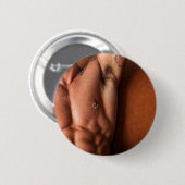 Fitnessmodel-Körper inspirierter Button-Pin Button (Vorne & Hinten)