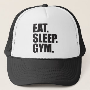 Fitnessmotivation - Essen, Schlafen, Fitness Truckerkappe