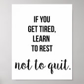 Fitnessraum, Fitness, Motivierend Mauerarbeiten Poster (Vorne)