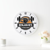 Fitnessraum Fitness Personalisierte Uhr (Zuhause)