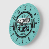 Fitnessraum Fitness Personalisierte Uhr (Winkel)