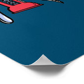 Fitnessraum für das Wochenende Poster (Ecke)