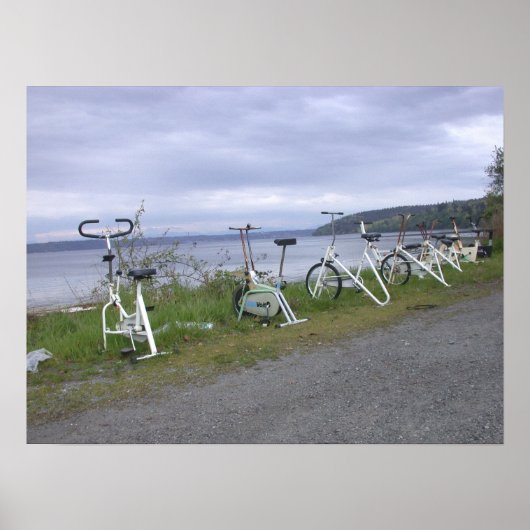 Fitnessraum im Freien Poster (Vorne)