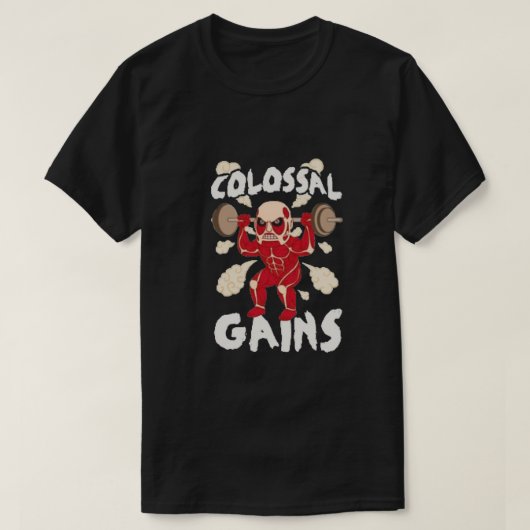 Fitnessraum mit Colossal-Animation T-Shirt (Design vorne)