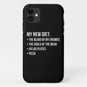 Fitnessraum Spaß - Diät - Blut, Soule, Pizza - Fun Case-Mate iPhone Hülle