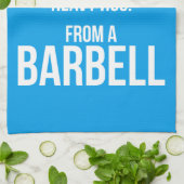 Fitnessraum-Spaß: Manchmal braucht man eine Umarmu Geschirrtuch (Gefaltet)