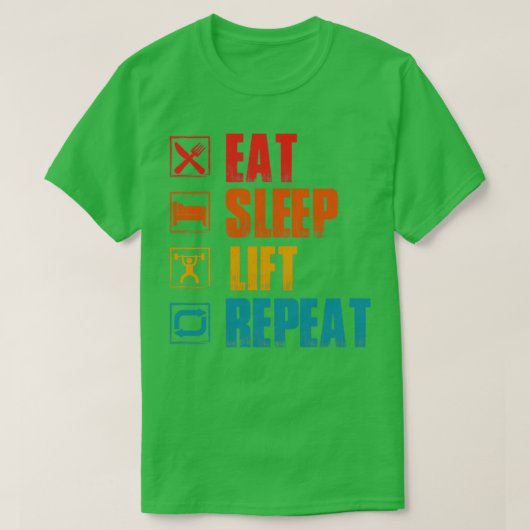 Fitnessraum T-Shirt (Design vorne)