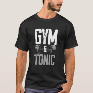 Fitnessraum und Tonic Barbell Weightlift-Bodybuild T-Shirt