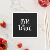 Fitnessraum und Tonic Serviette (Beispiel)