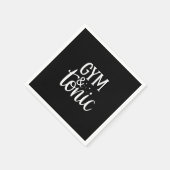 Fitnessraum und Tonic Serviette (Ecke)