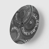 Fitnessstudio Bodybuilder Wanduhr (Winkel)